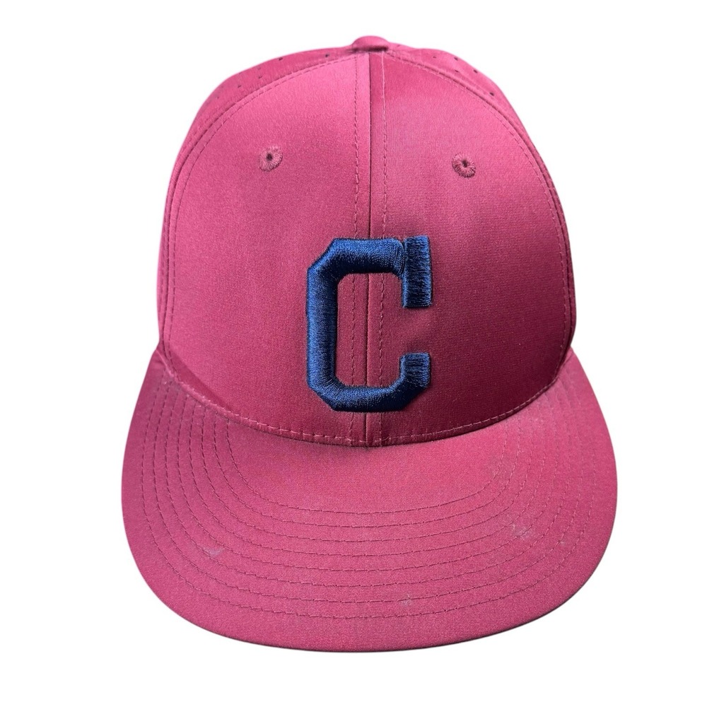 Cleveland Indians Richardson Red Blue Fitted Hat PTS‎ 30 MLB SM-MD B18G
